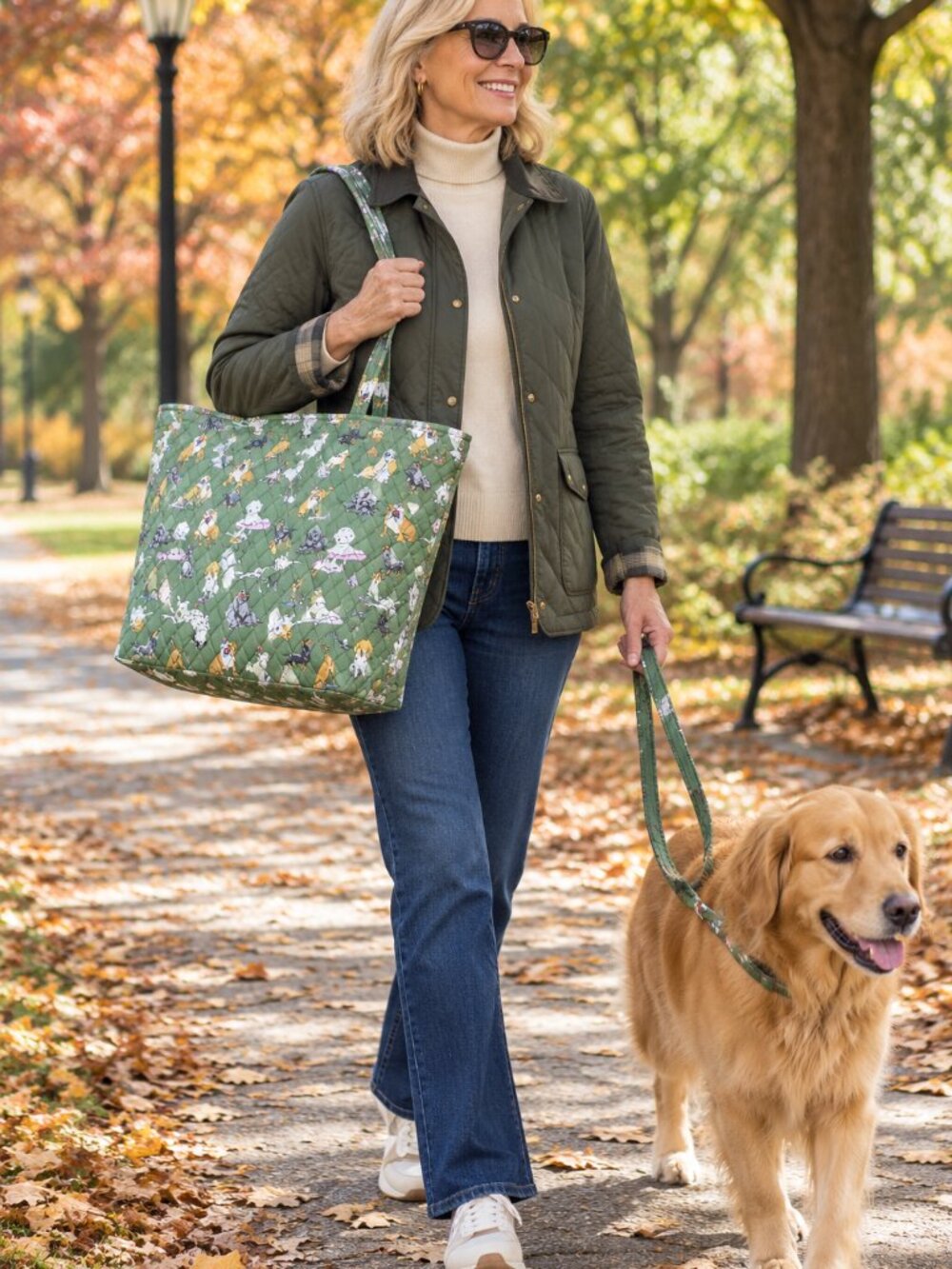 NWT - Vera Bradley Grand Tote - Dog Park